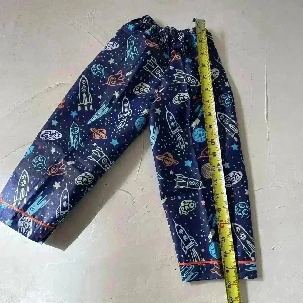 Kids space rocket pajamas unisex NEW without tags